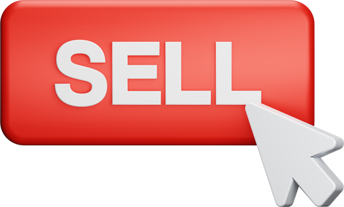 Sell Button 3D Icon